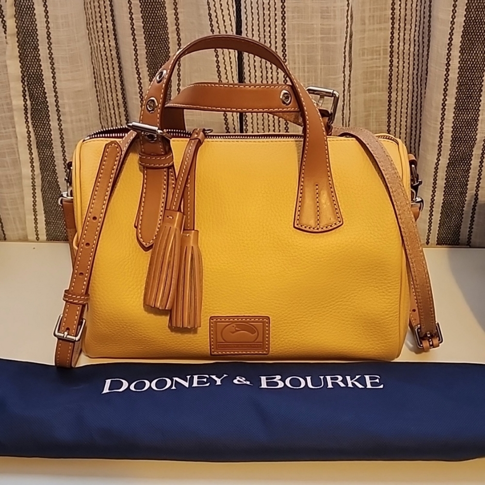 Dooney and Bourke Patterson Pebble Grain Leather Kendra Satchel
